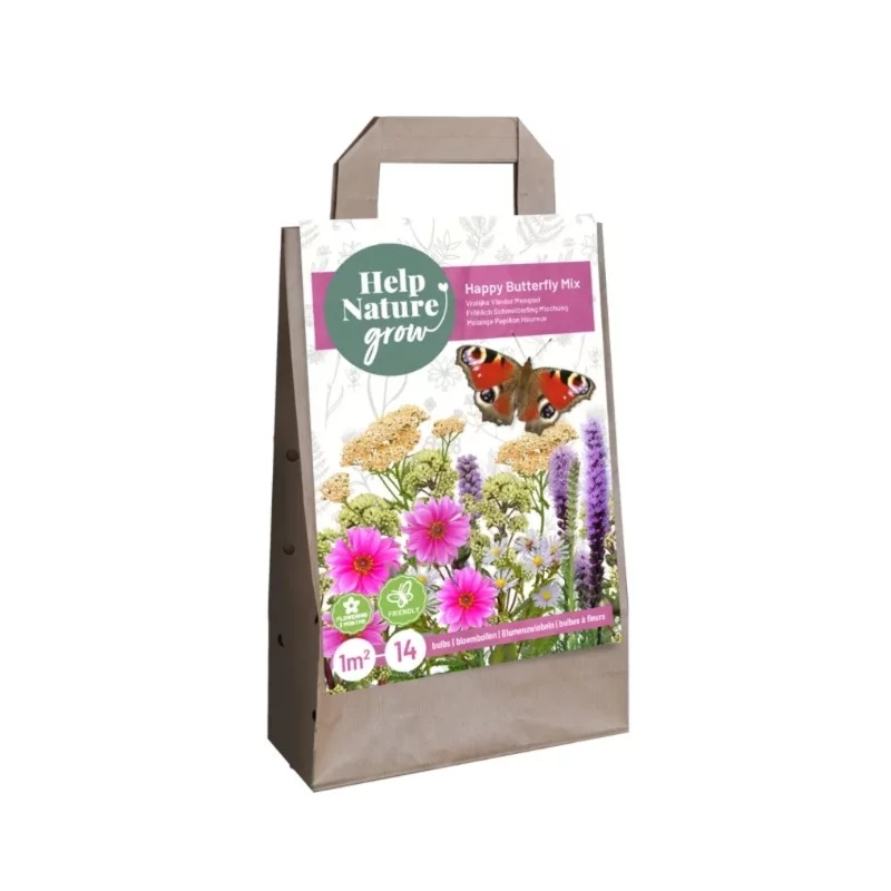 Blumenzwiebeltasche Happy Butterfly Mix (Für 1 m2)