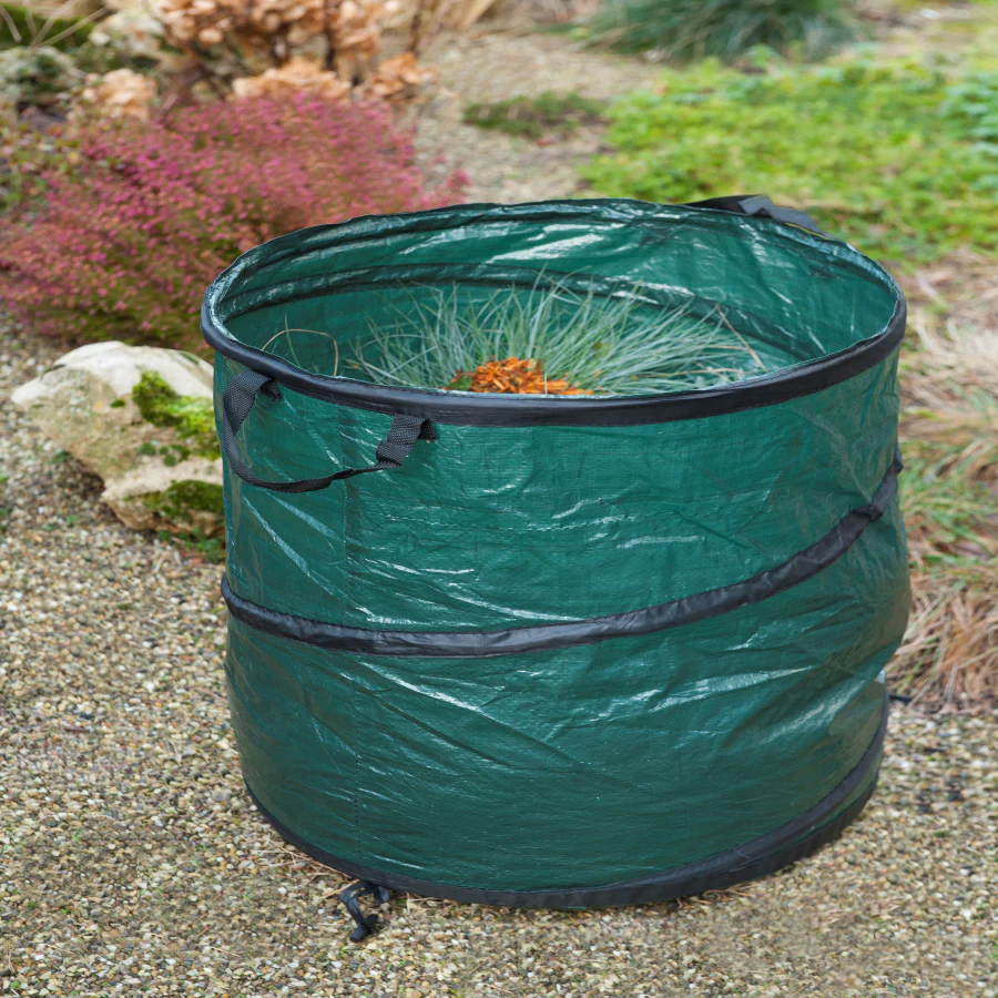 Gartenabfalltasche mit Metallspirale