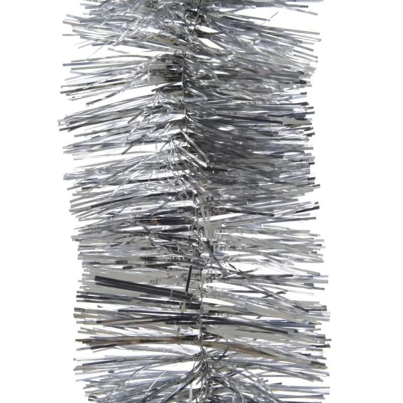 Glitzergirlande 270 cm Silber