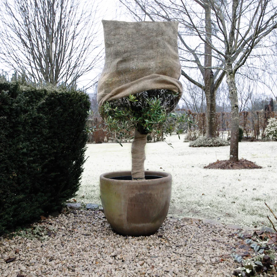 Jute Winterabdeckhusse