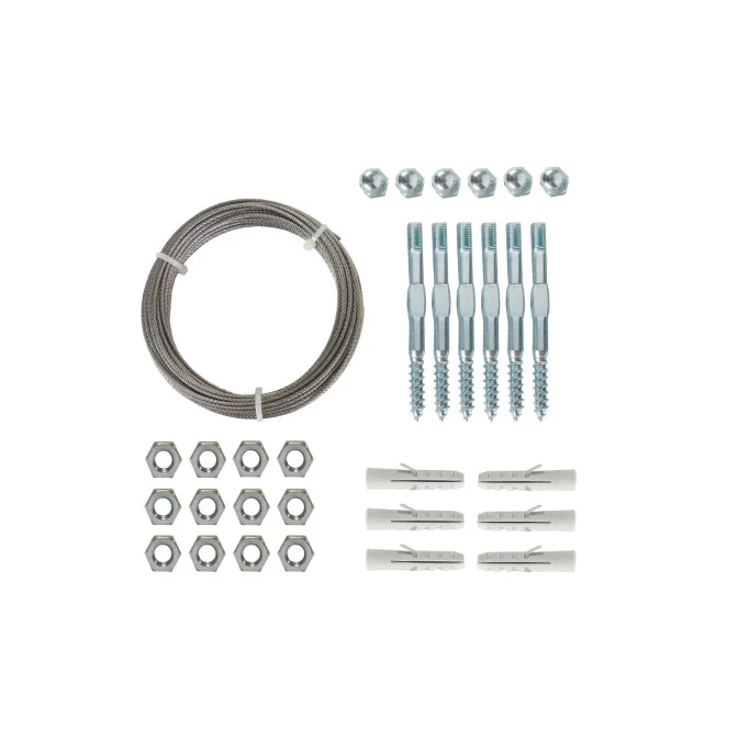 Kit - Spanndrahtsystem für alle Arten von Kletterpflanzen - verzinkt - Image 2