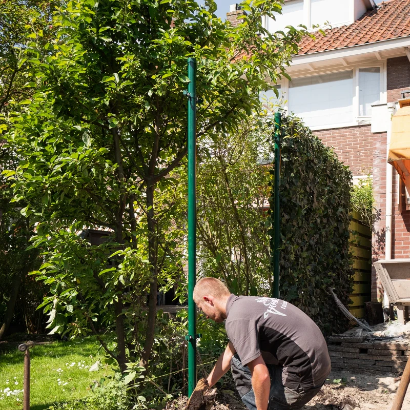 Montagehalter für Endpfosten grün - 2 Stück - Image 5