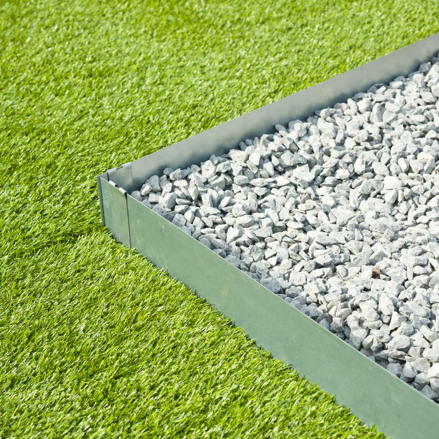 Rasenkanten-Set aus verzinkter Stahl (3x Stück) - Image 2