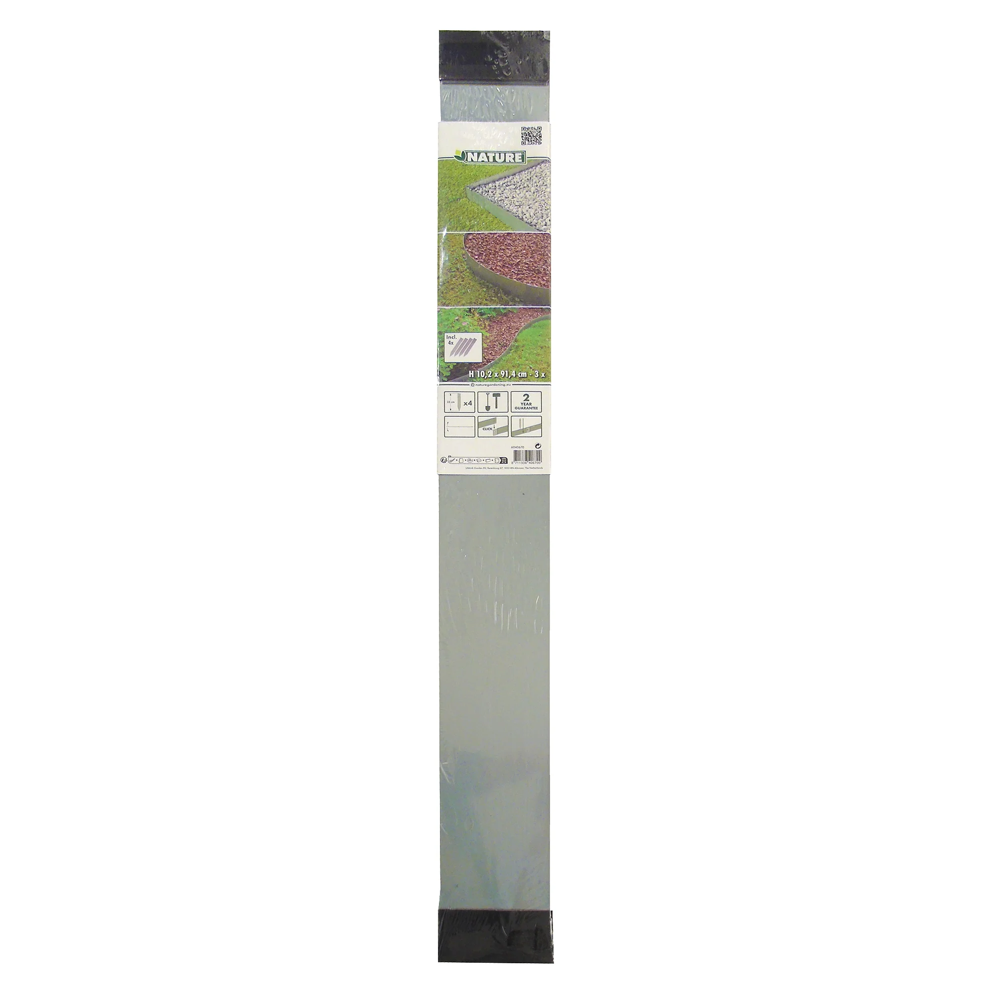 Rasenkanten-Set aus verzinkter Stahl (3x Stück) - Image 4
