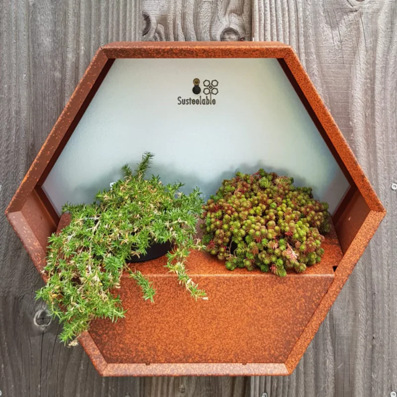 Susteelable Wandblumenkasten orange - Image 3