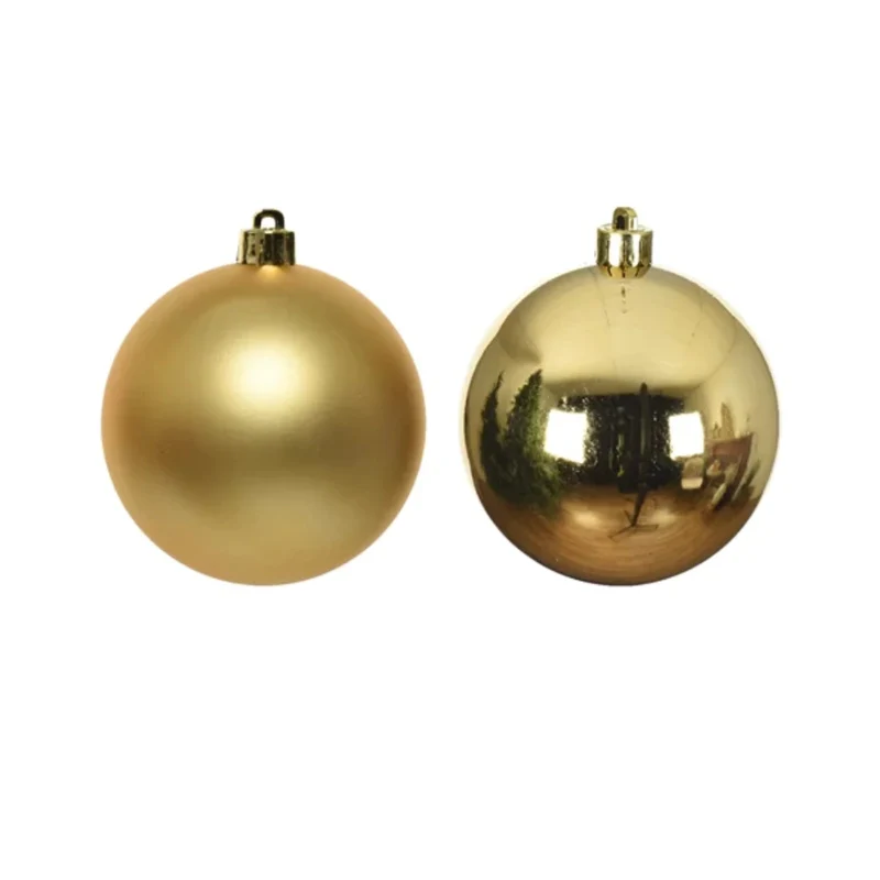 Weihnachtskugeln Gold (12 Stück) - Image 2